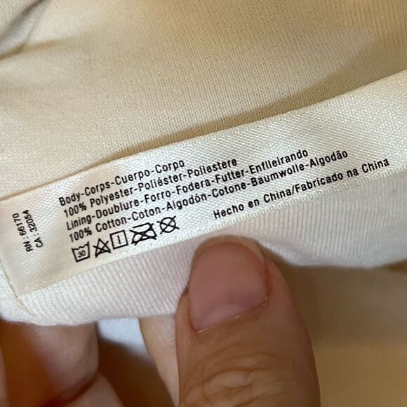 Free People Movement Off The Record Faux Fur Pullover Zip Hoodie in Beige M NWOT - Picture 11 of 16